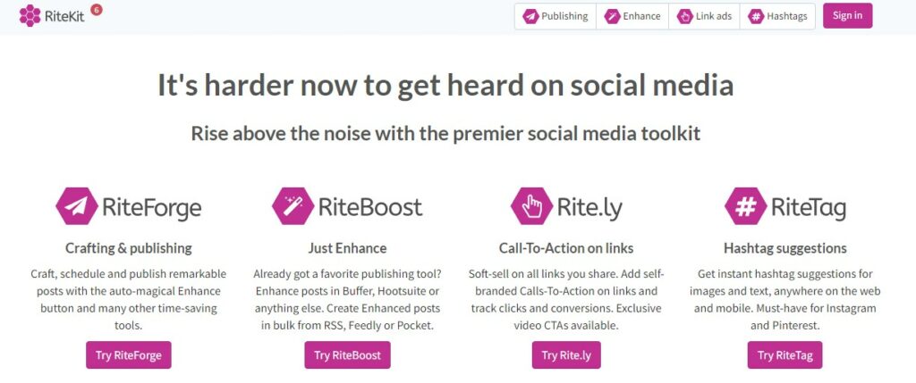 RiteTag social media toolkit